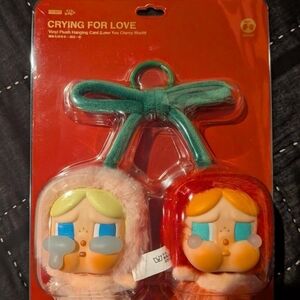 SOLD! Crying for Love Vinyl Plush Hanging Card